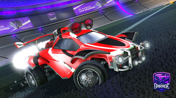 A Rocket League car design from StillGalactical