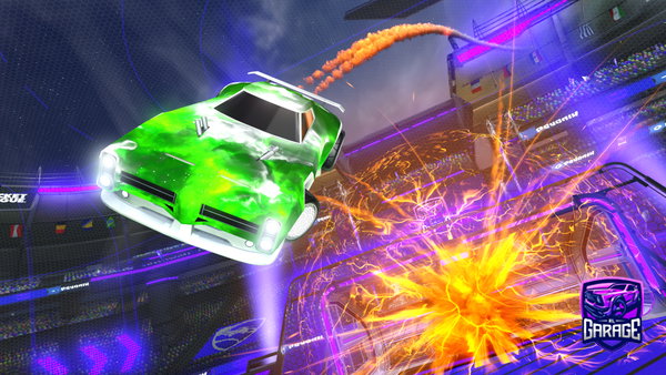 A Rocket League car design from N7FUGZINO