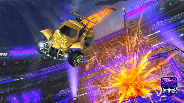 A Rocket League car design from BlackyMouse
