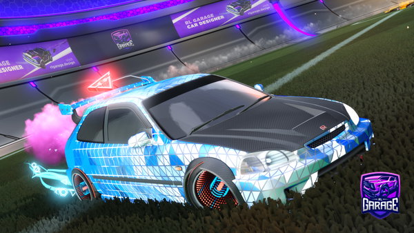 A Rocket League car design from FlashRun77