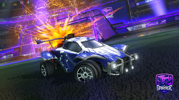 A Rocket League car design from Jajabu