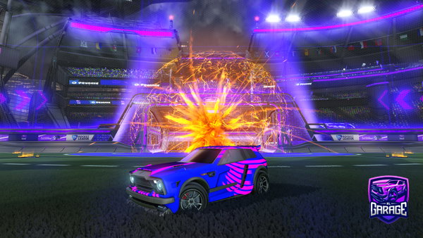 A Rocket League car design from Thets02