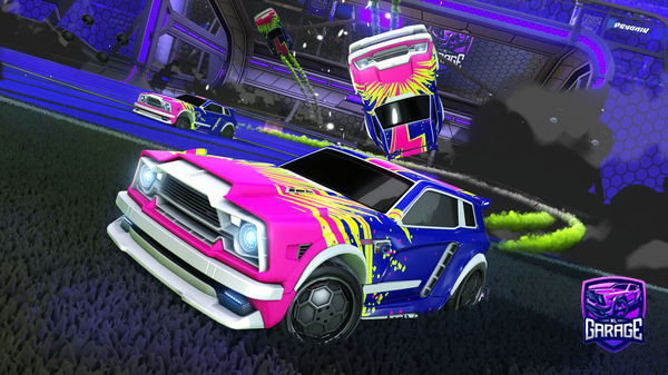 A Rocket League car design from Fjoompaz