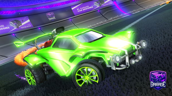 A Rocket League car design from xcheesy