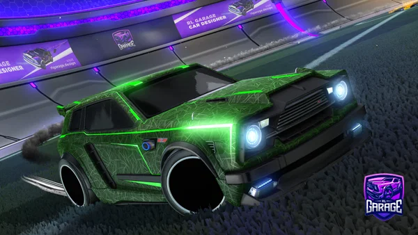 A Rocket League car design from ItsBiscuit