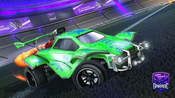 A Rocket League car design from drft_rl