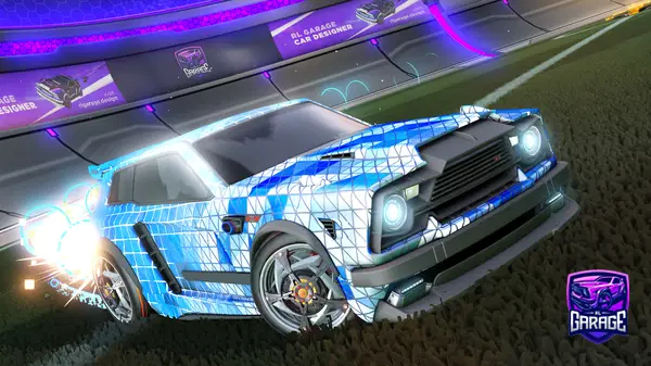 A Rocket League car design from DJf