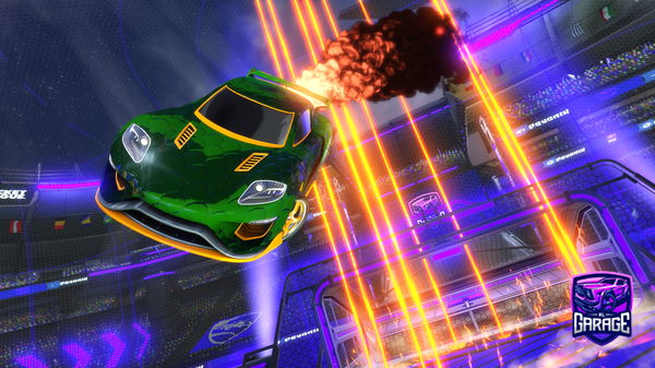 A Rocket League car design from Calcaware