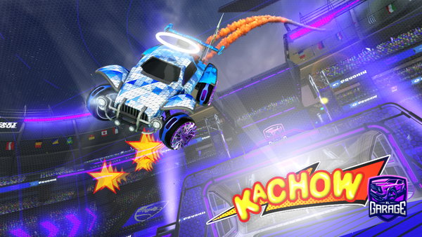 A Rocket League car design from Demoncatbanger