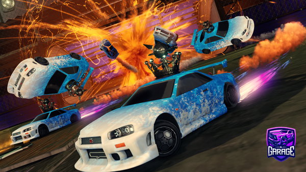 A Rocket League car design from Mattamg
