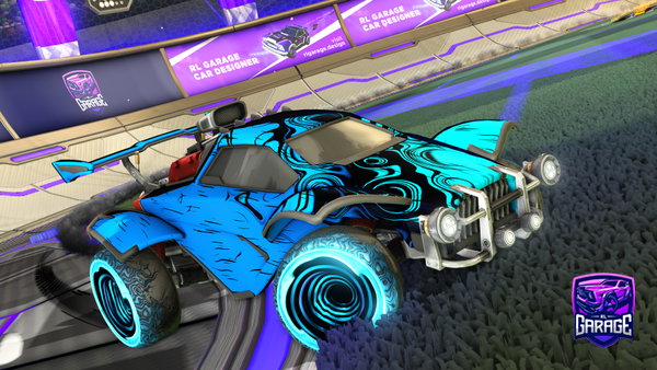 A Rocket League car design from Demolisher24