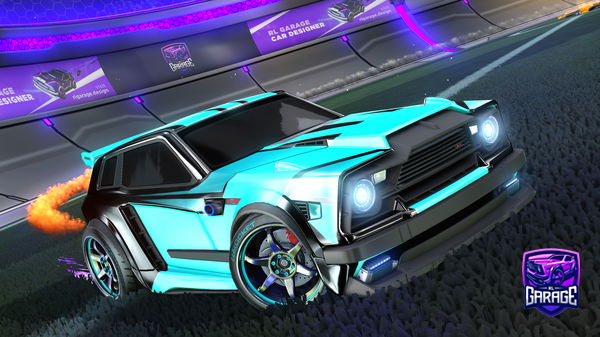 A Rocket League car design from VANHALEN67