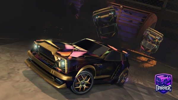 A Rocket League car design from PRGNUGGET