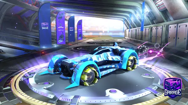 A Rocket League car design from DigTheVest