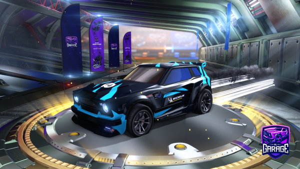 A Rocket League car design from canela13