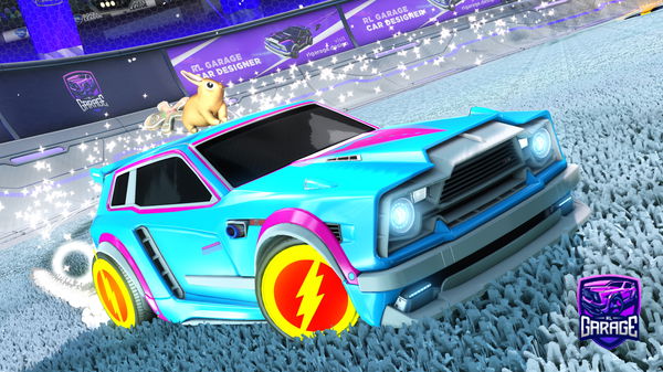 A Rocket League car design from VanilluhFrosty