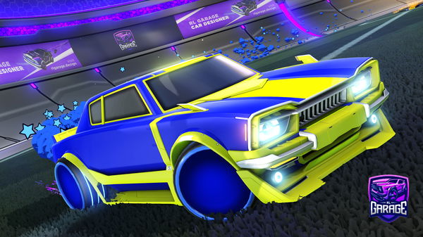 A Rocket League car design from Bzerojr