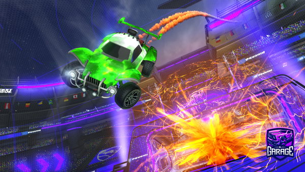 A Rocket League car design from Cryptobiscuit