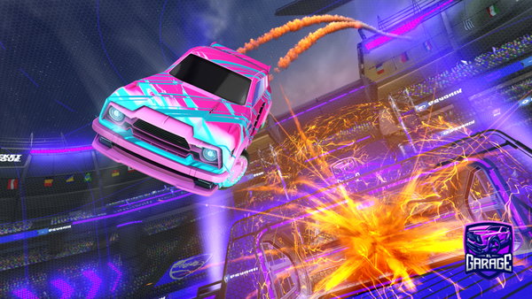 A Rocket League car design from Bogdij