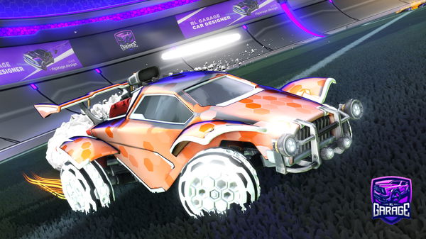 A Rocket League car design from Noobybony