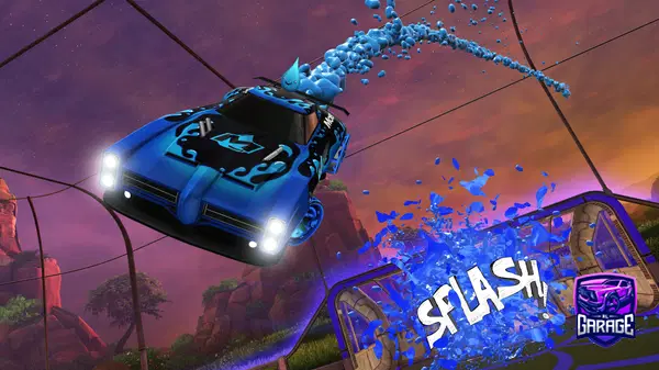 A Rocket League car design from d-day