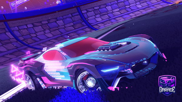 A Rocket League car design from -Goose-