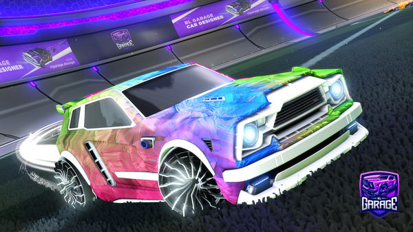 A Rocket League car design from Illumana