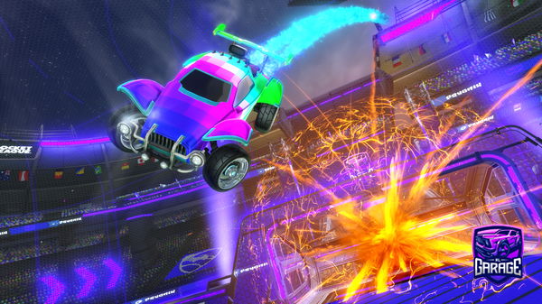 A Rocket League car design from DuckyChann