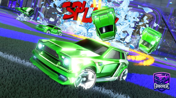 A Rocket League car design from ncze