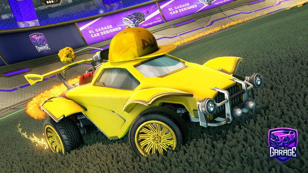 A Rocket League car design from loospoos4