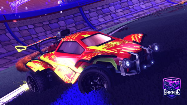 A Rocket League car design from iteachii