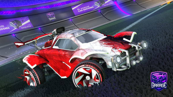 A Rocket League car design from DarkWolf_Justin7