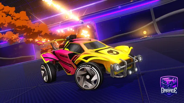 A Rocket League car design from grandizer