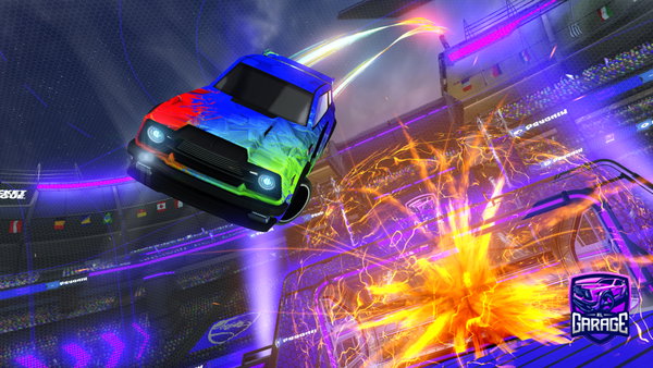 A Rocket League car design from h4r0ld