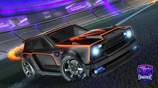 A Rocket League car design from DeepTerror42
