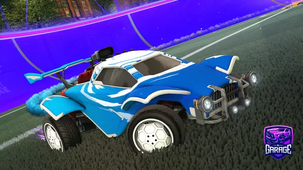 A Rocket League car design from SunkRL