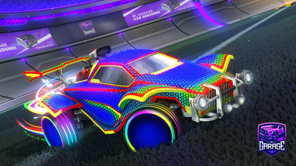 A Rocket League car design from AZCardinal1