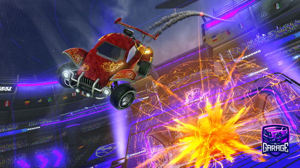 A Rocket League car design from MeesterBlokje