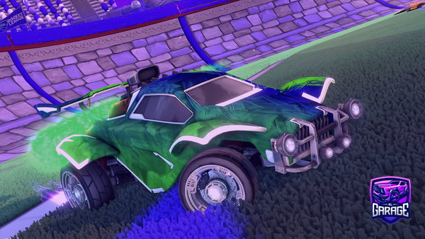 A Rocket League car design from oneidontwant
