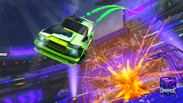 A Rocket League car design from Mat__321