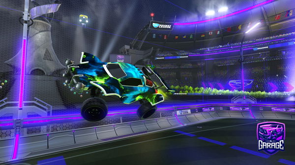 A Rocket League car design from AdriHellezz