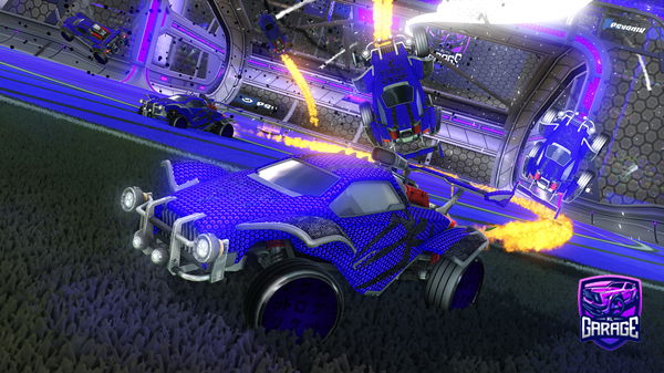 A Rocket League car design from Paper7