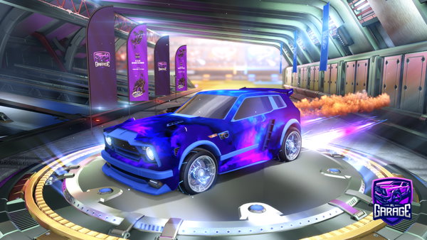 A Rocket League car design from Mrz_sjhubb