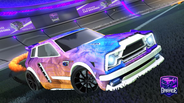 A Rocket League car design from Sun_El1ott