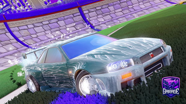 A Rocket League car design from Sellulator
