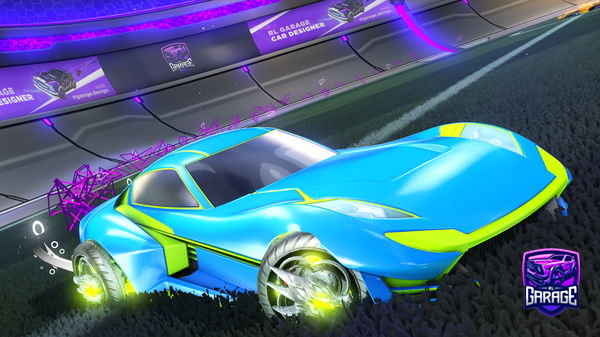 A Rocket League car design from Shooteo2313