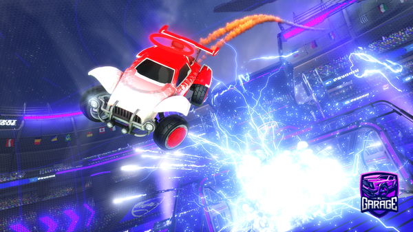 A Rocket League car design from Longhommejnr
