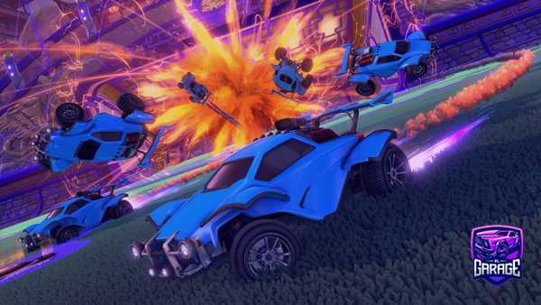 A Rocket League car design from Migticote