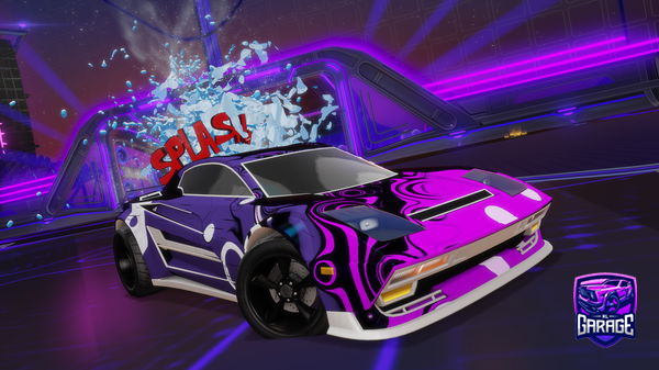 A Rocket League car design from OctaValoare