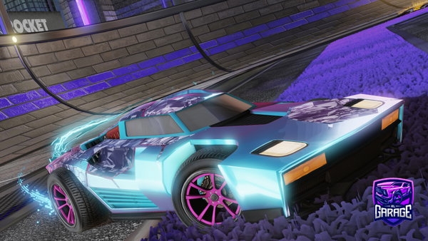 A Rocket League car design from LEkoopa44